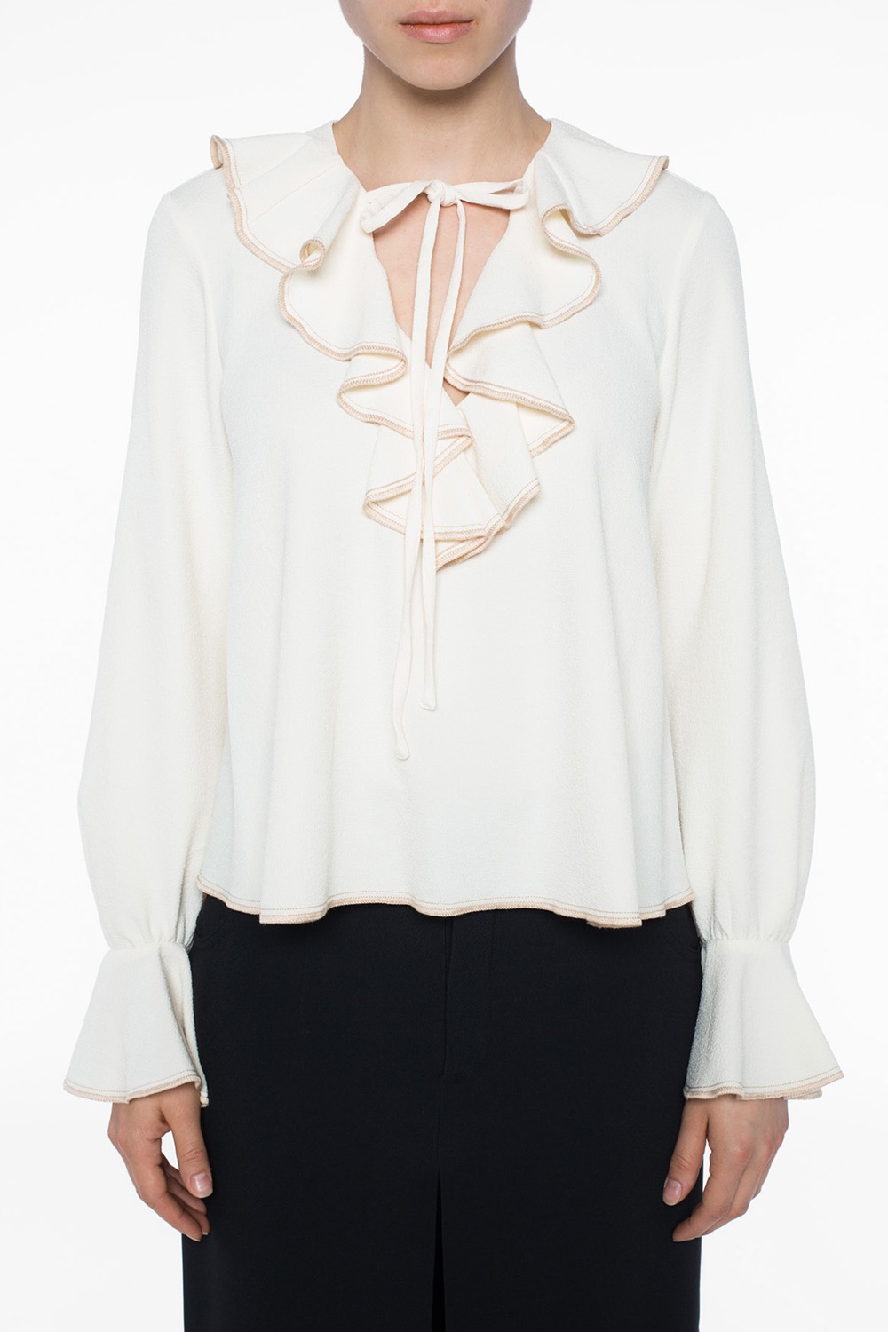 White Ruffle blouse See By Chloé - Vitkac Canada